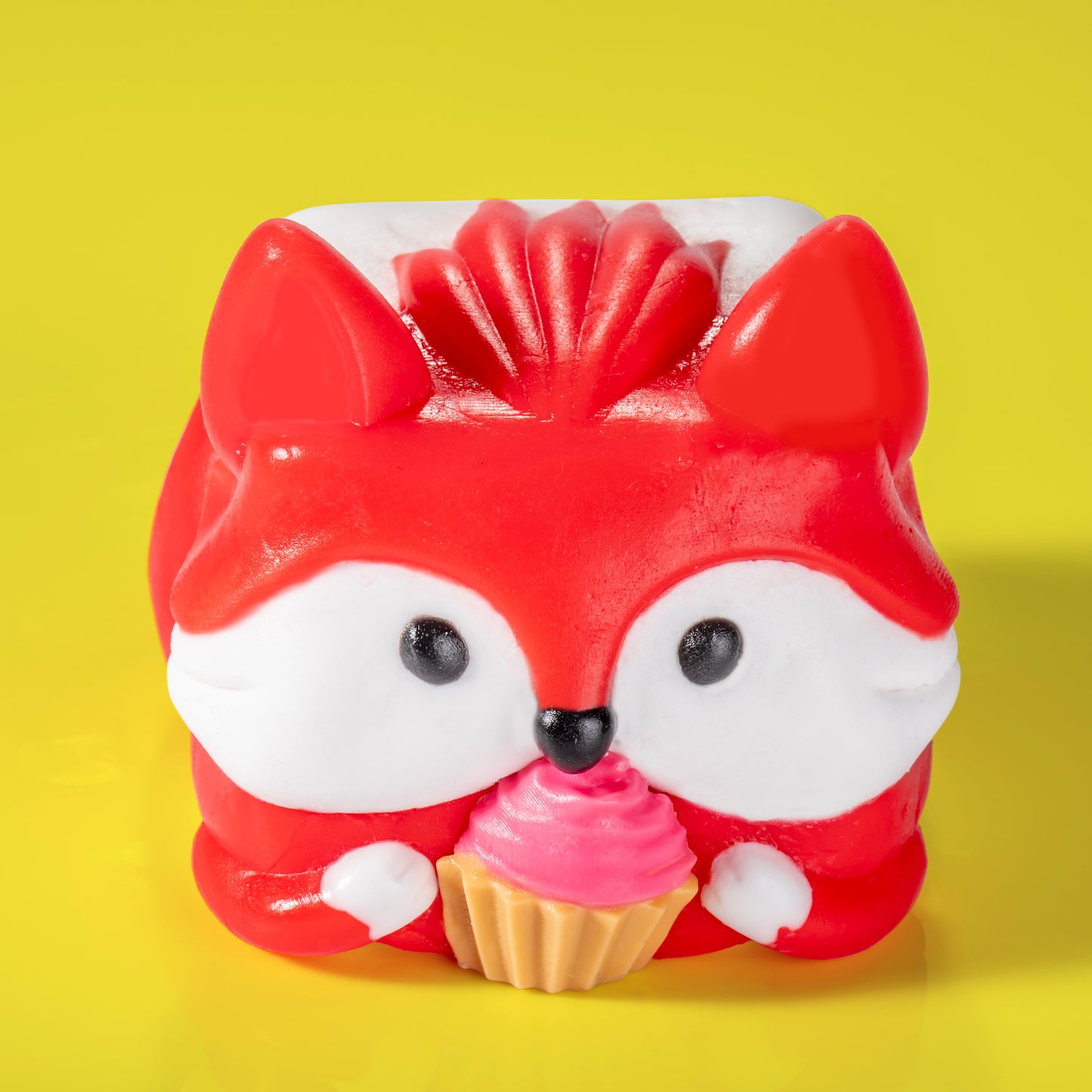 Cupcake the fox Mushykinz taba squishy top front view