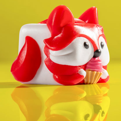 Cupcake the fox Mushykinz taba squishy right side view